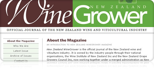 NZ Winegrower Magazine