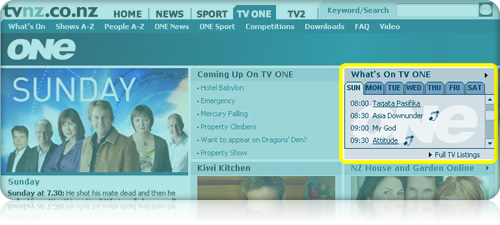 TVNZ (What's On, etc)