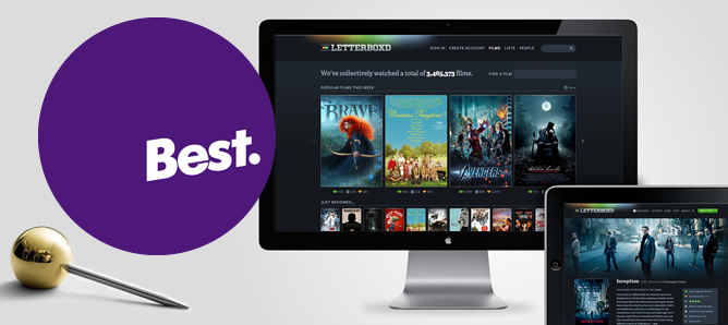 Best Awards Gold for Letterboxd